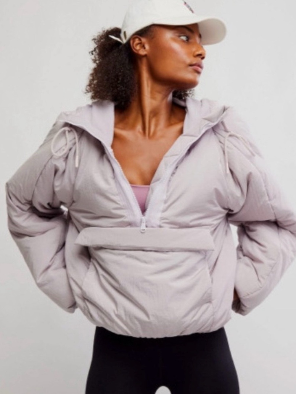 NWT Light Lavender Packable Puffer Jacket